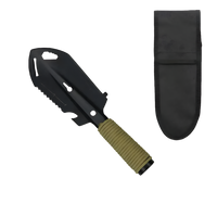 Outdoor-Schaufel 7 in 1 | Stahl inklusive Messer, Sägespeerspitze