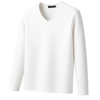 Men's Winter Thermal Shirt – Fleece with V-Neck