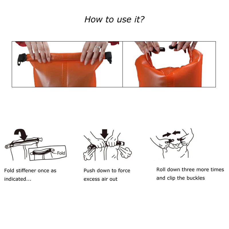 Waterdichte tas van PVC | 5L inhoud - Alfa Survival