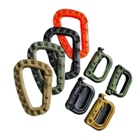 Tactical D-Ring Grimlock Carabiner Clip – MOLLE Attachment for Backpack, Vest or Survival Gear