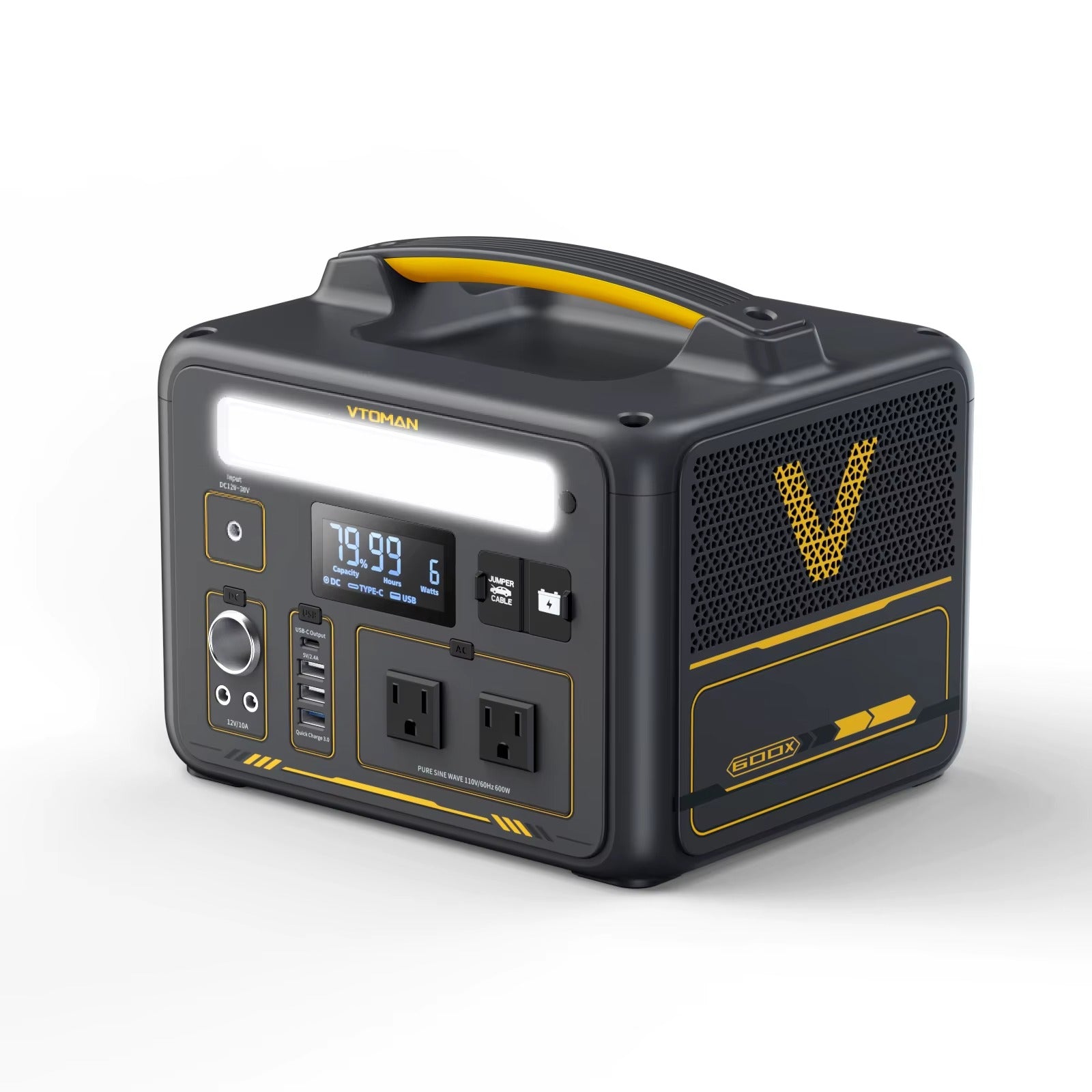 VTOMAN Jump 600X 600W 299Wh + 200W zonnepaneel