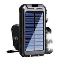 Alfa Survival Solar-Powerbank | 20.000 mAh mit Taschenlampe | Solar-Powerbank