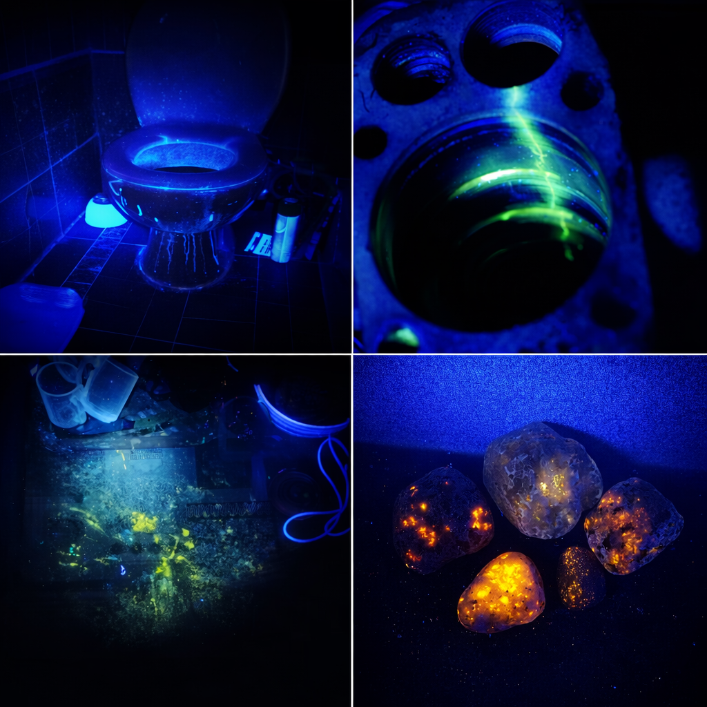 uv zaklamp voor urine, nep geld, schorpioenen, tapijt, inspectie en survival