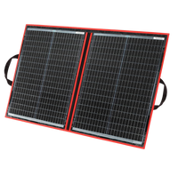 Tragbares Dokio-Solarpanel 100 W | Faltbares Solarpanel 
