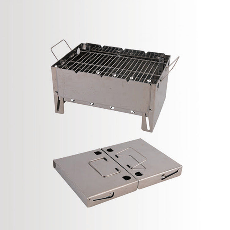 Opvouwbare Barbecue op Houtskool – Compacte BBQ, 30 × 20 cm