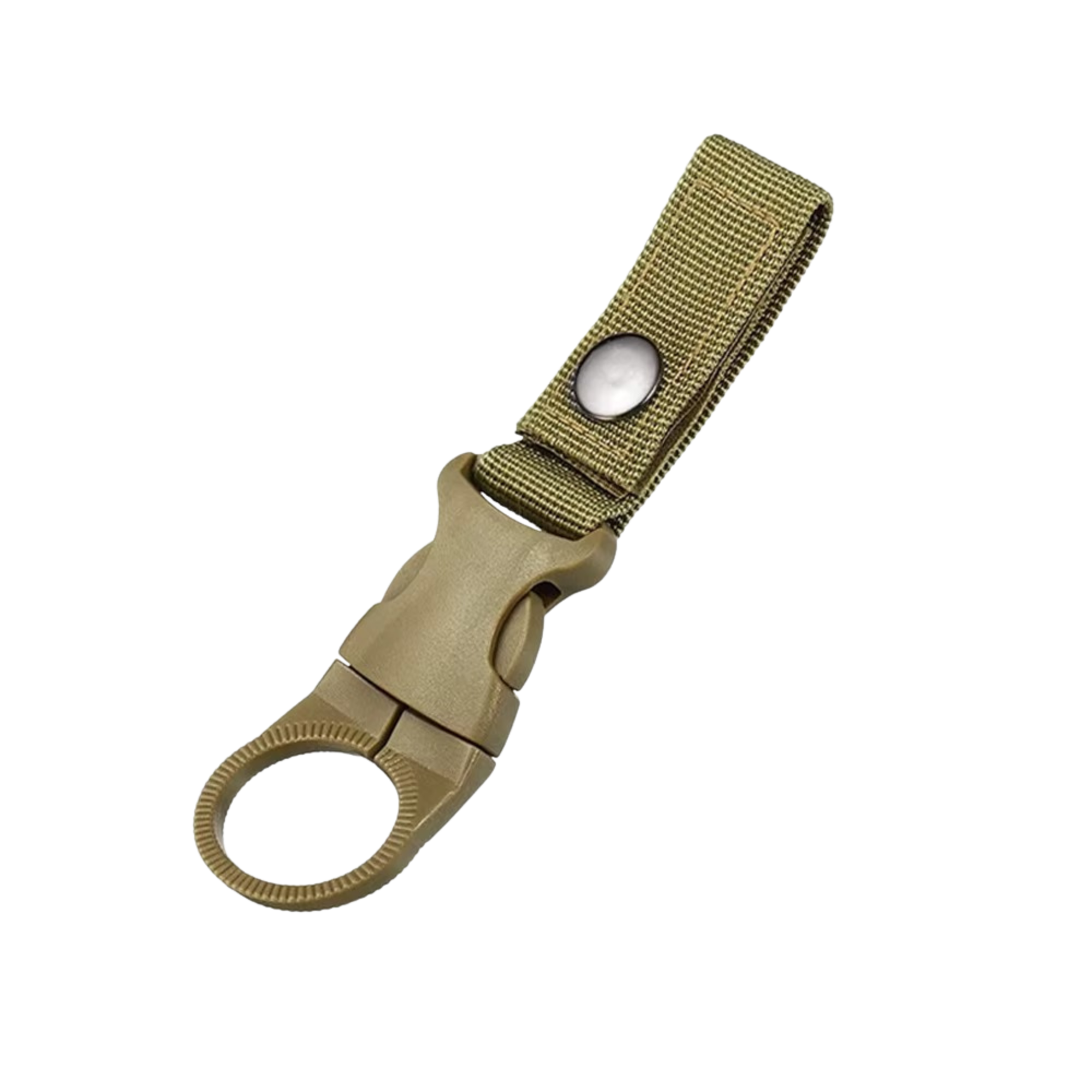 Water Bottle Holder with Carabiner - Bottle Hanger for Backpack & MOLLE