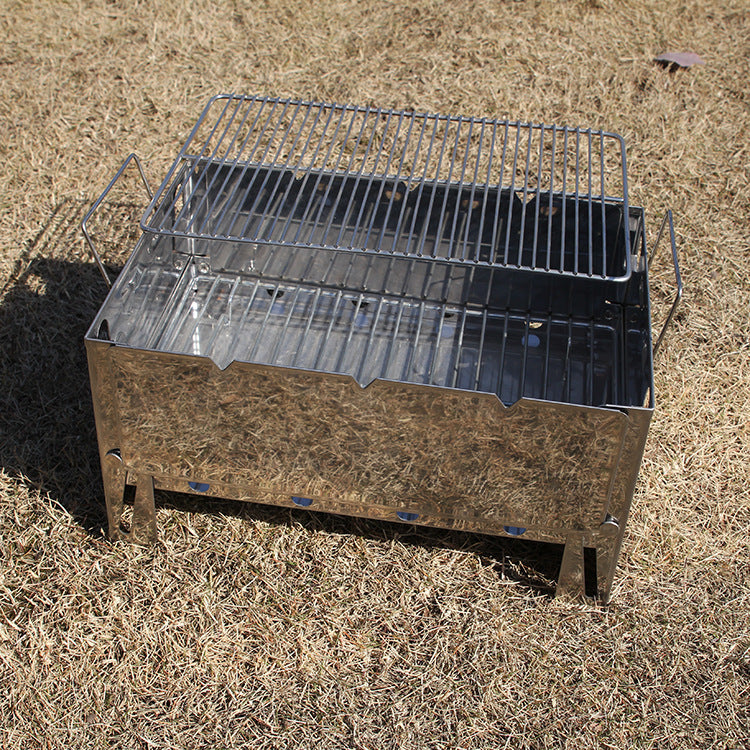Opvouwbare Barbecue op Houtskool – Compacte BBQ, 30 × 20 cm