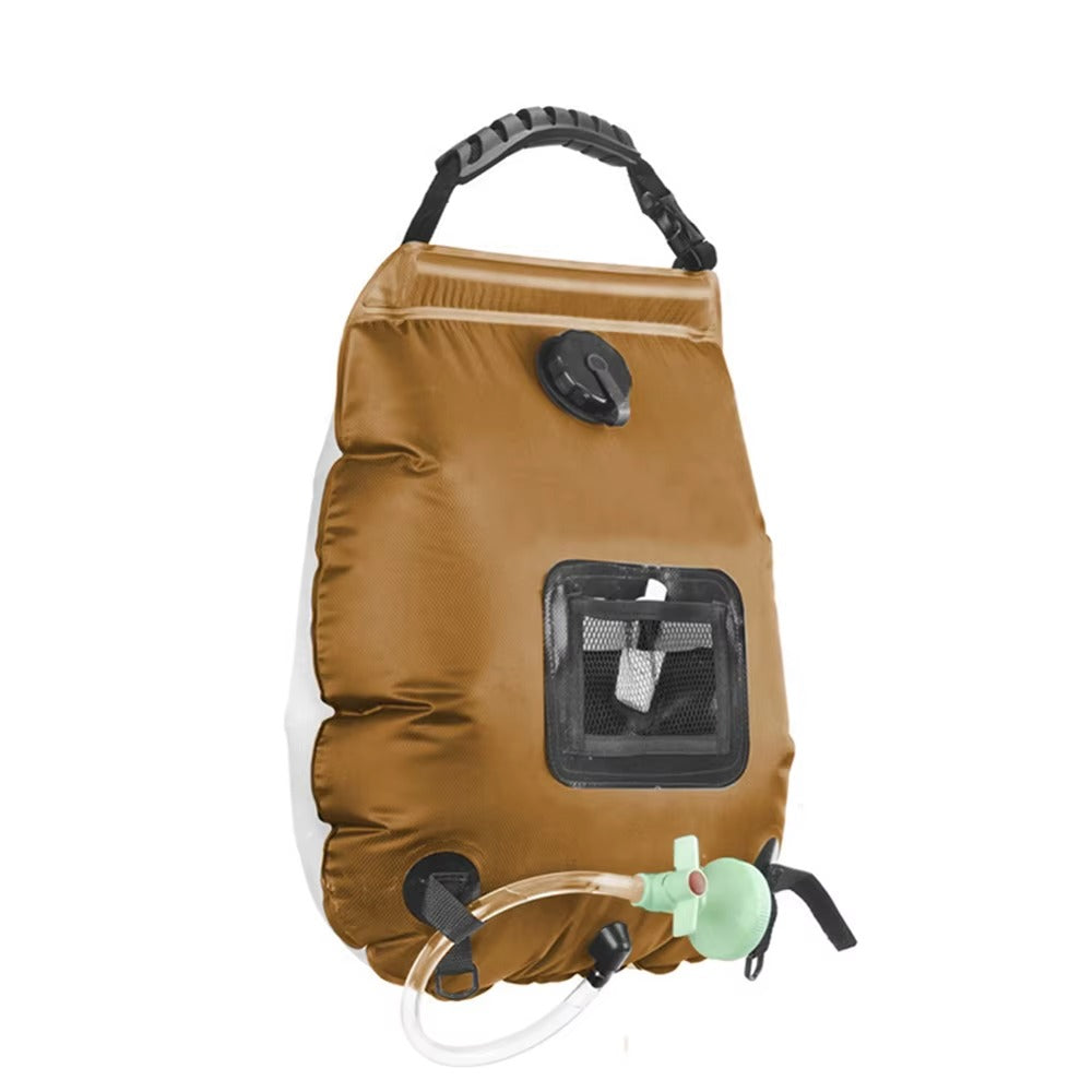 Camping douchezak 20L beige voor kamperen en outdoor