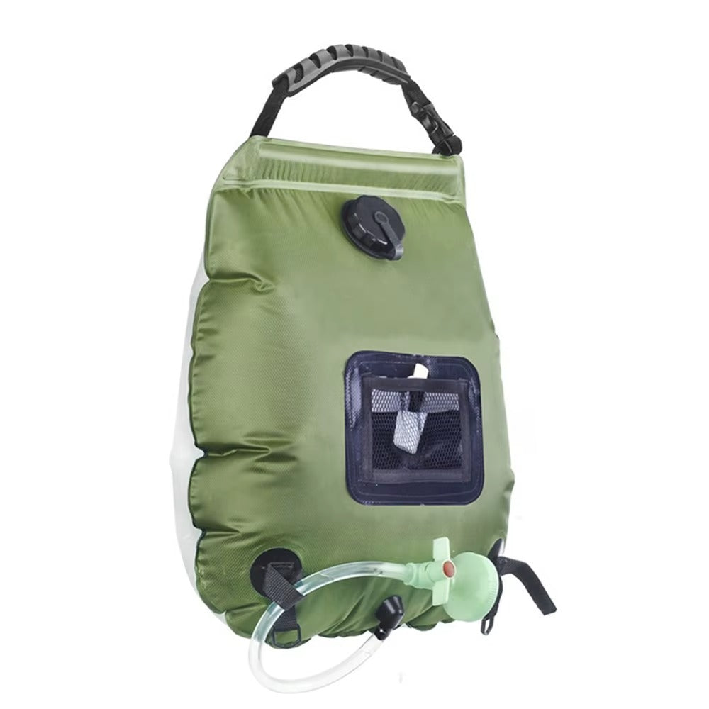 Camping douchezak 20L groen voor kamperen en outdoor