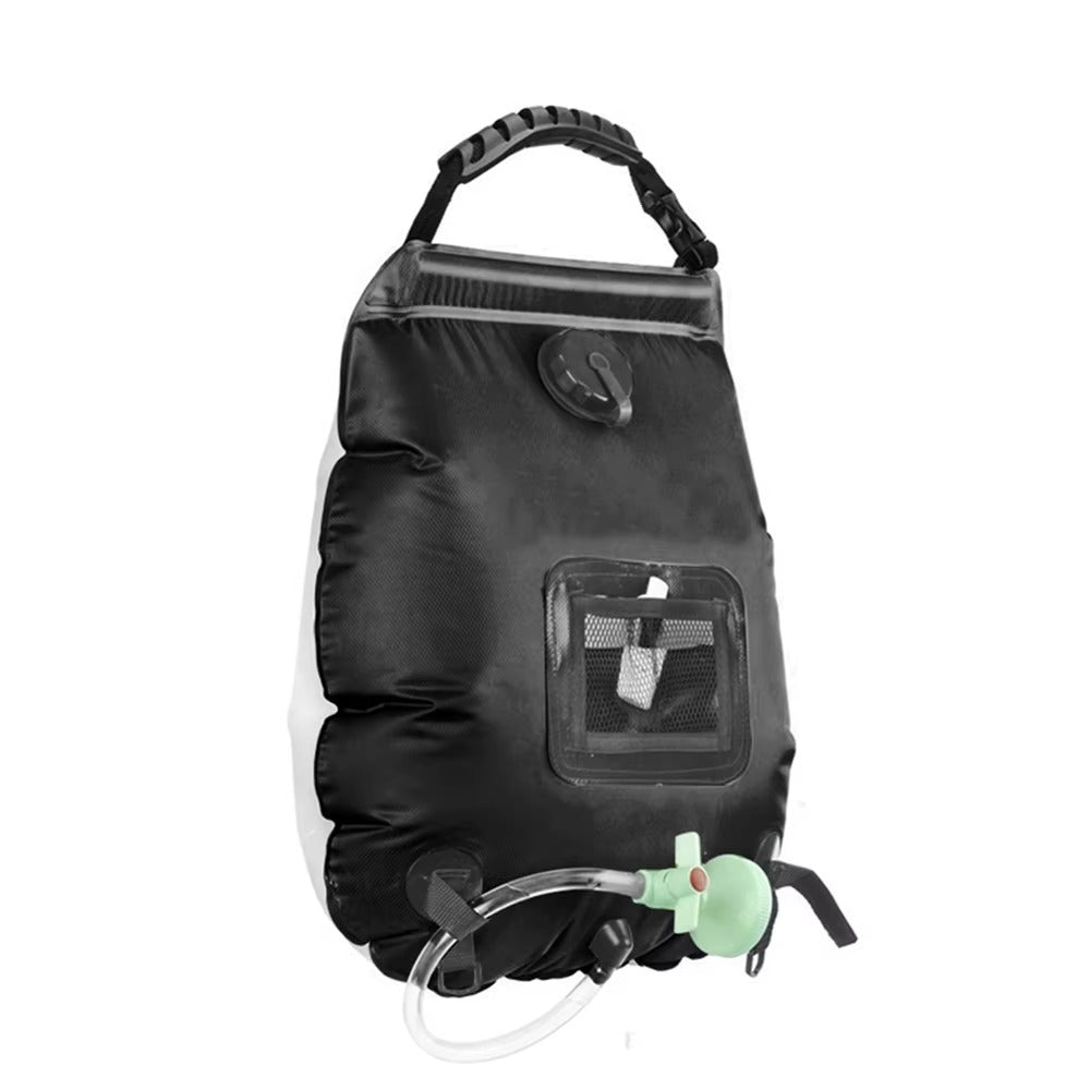 Camping douchezak 20L zwart voor kamperen en outdoor