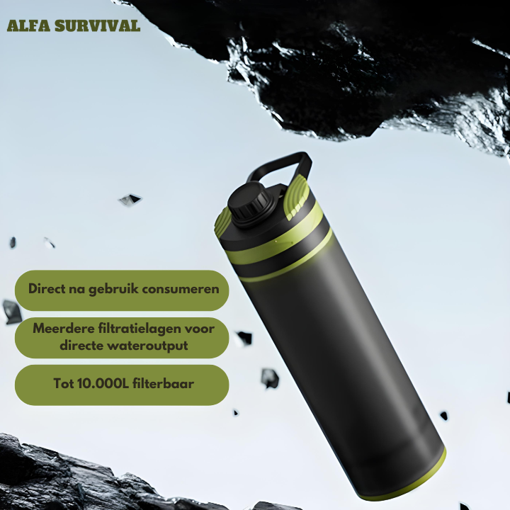 Alfa Survival Waterfilter 10.000L | BPA-vrij | PVC, BPS, BPF-vrij - Alfa Survival