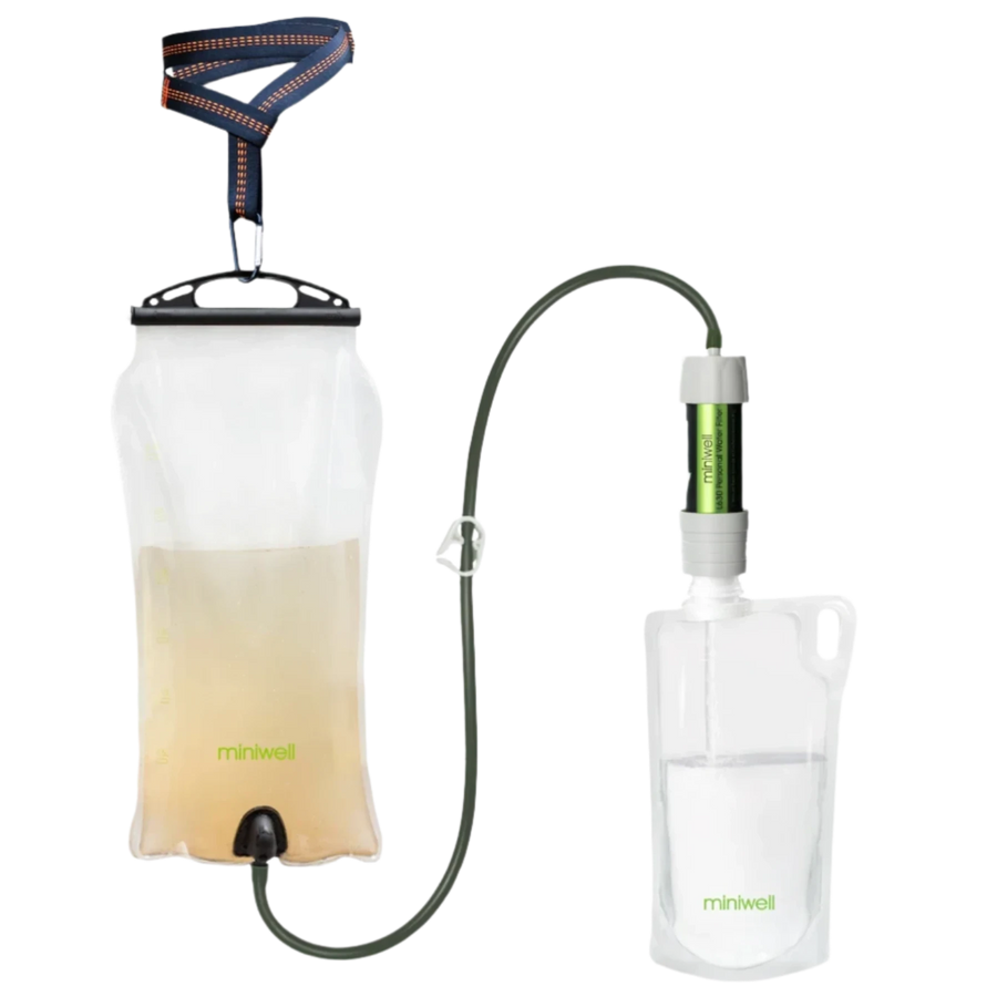 Miniwell Waterfilter | 2000L | Inclusief reservoir en fles