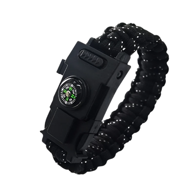 Alfa Survival paracord armband met kompas - Alfa Survival