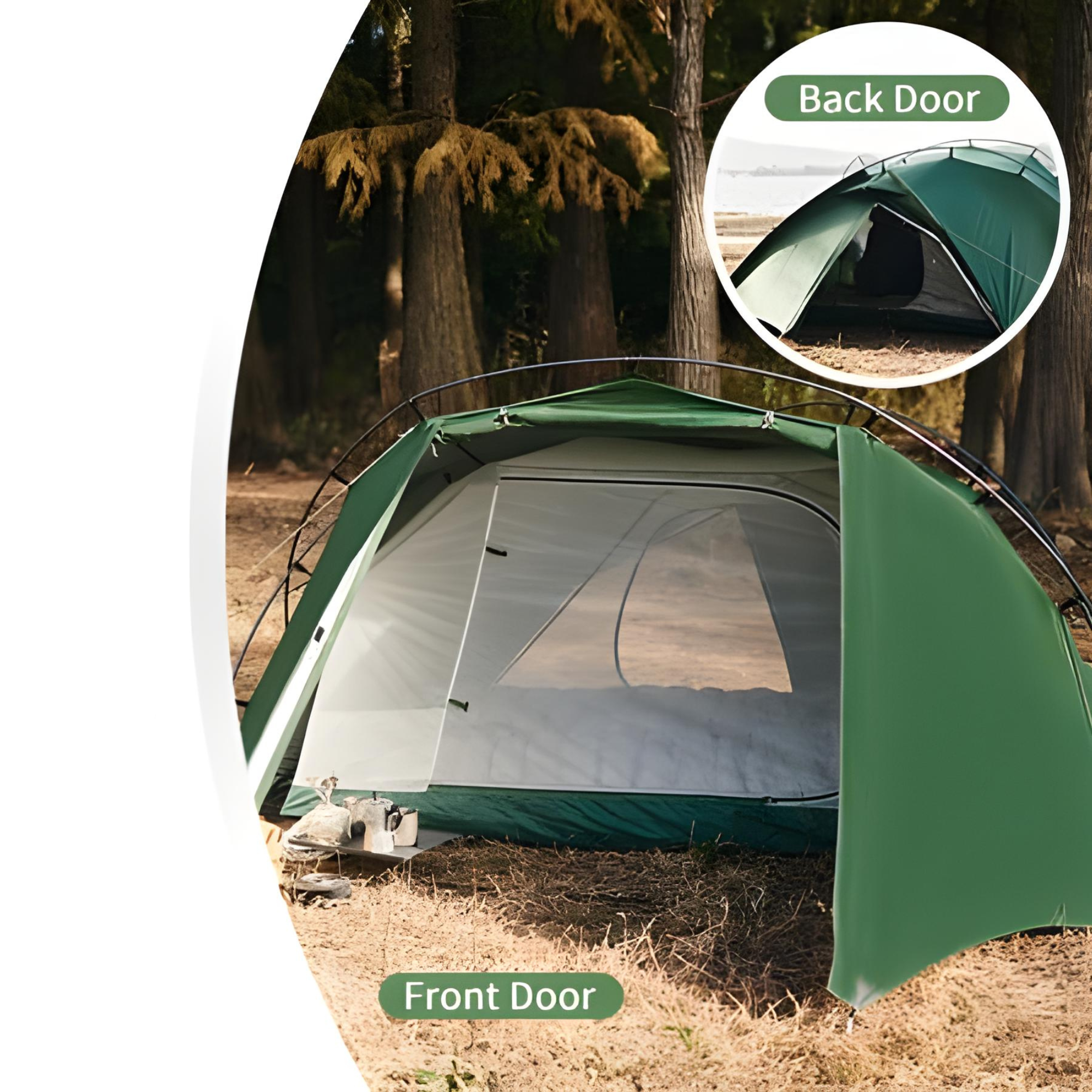 Naturehike tent met 2 ingangen