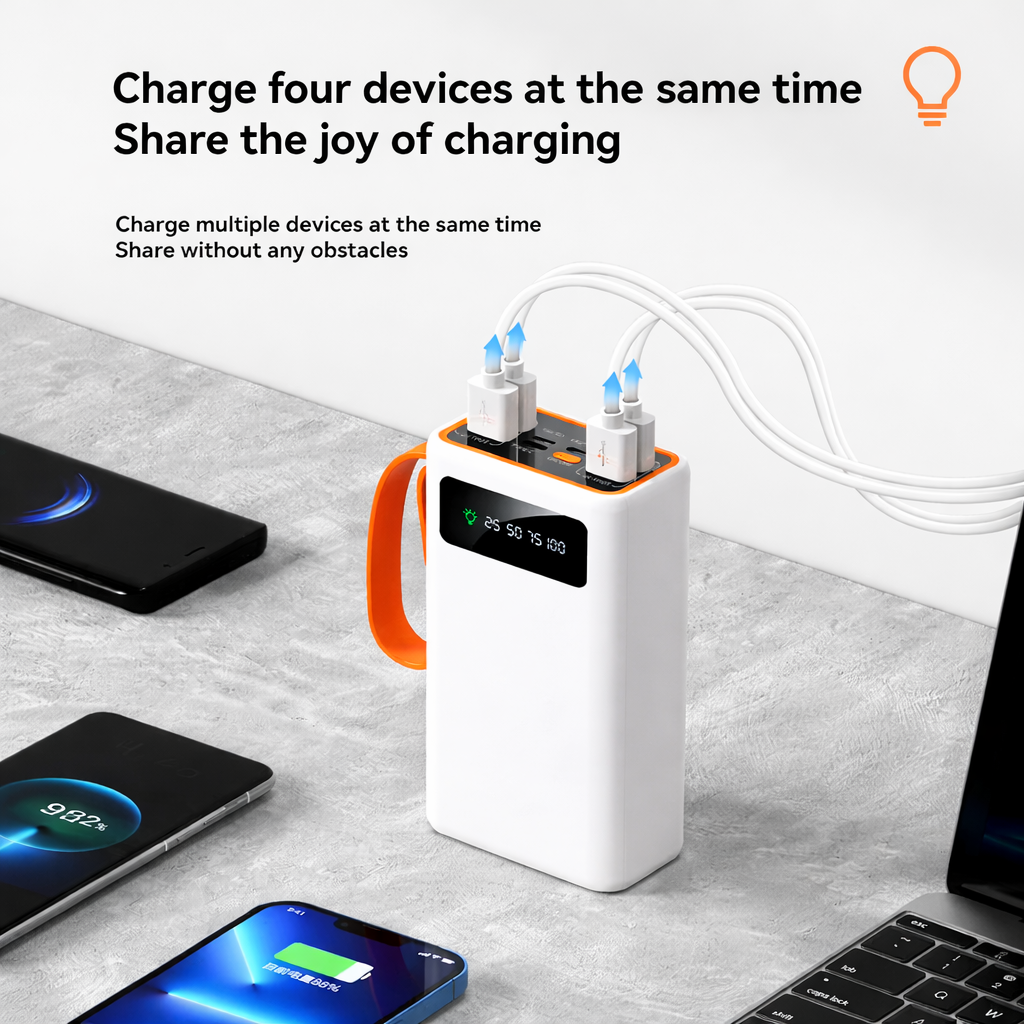 Solar Powerbank 50,000mAh | Super Fast Charge with solar energy