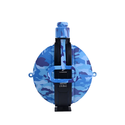 Duurzame 580ML opvouwbare waterfles van milieuvriendelijk silicone, geschikt voor outdoor activiteiten