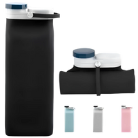 Opvouwbare Siliconen Waterfles – 600 ml BPA-vrij