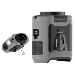 draagbare ventilator met powerbank en zaklamp 20.000 mah