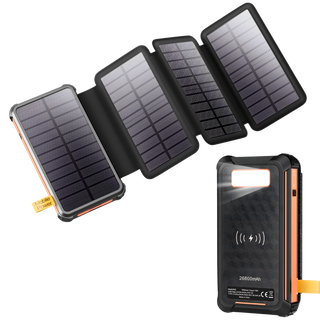 Solar Powerbank 32.000 mAh 22,5W met draadloos opladen