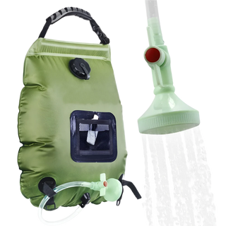 Douchekop met slang en waterregeling voor camping douchezak 20L