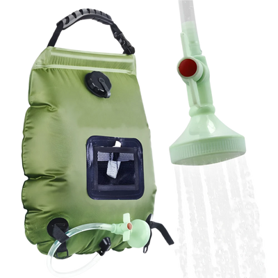 Douchekop met slang en waterregeling voor camping douchezak 20L