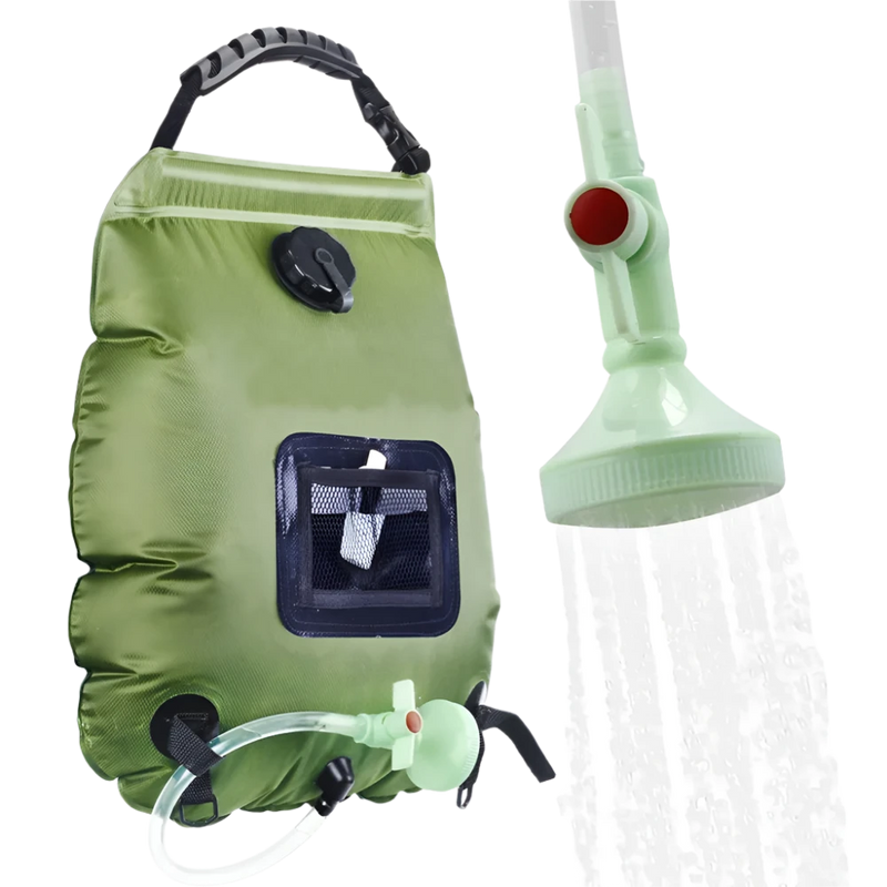 Camping shower bag 20L – Solar water heating