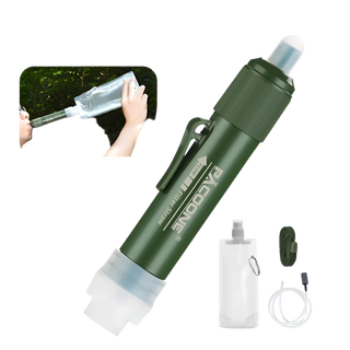 PACOONE kleine en compacte waterfilter voor noodgevallen of kamperen