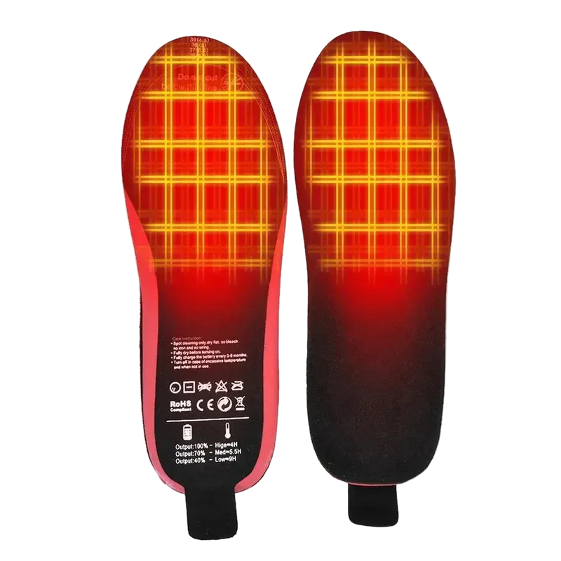 Heated Insoles | Verwarmde inlegzolen met afstandsbediening | USB-oplaadbaar
