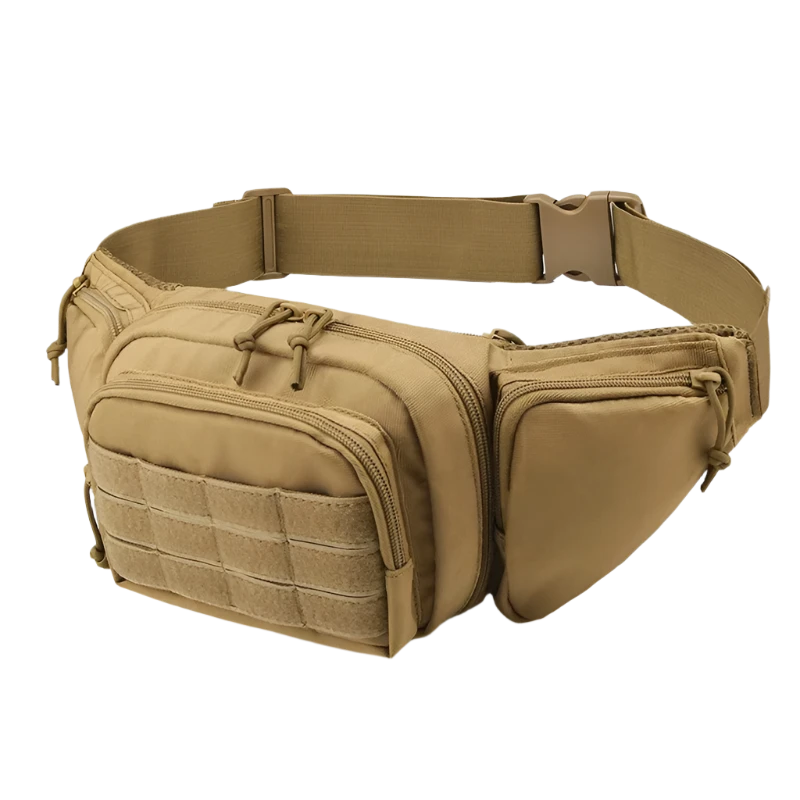 Nylon heuptas in khaki met verstelbare riem