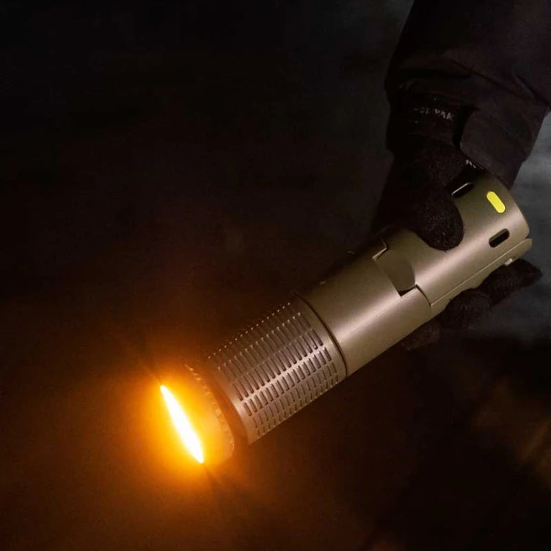 Campinglampe als Taschenlampe im Dunkeln
