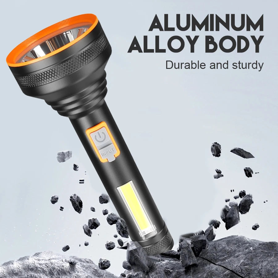LED-Taschenlampe mit Gehäuse aus Aluminiumlegierung