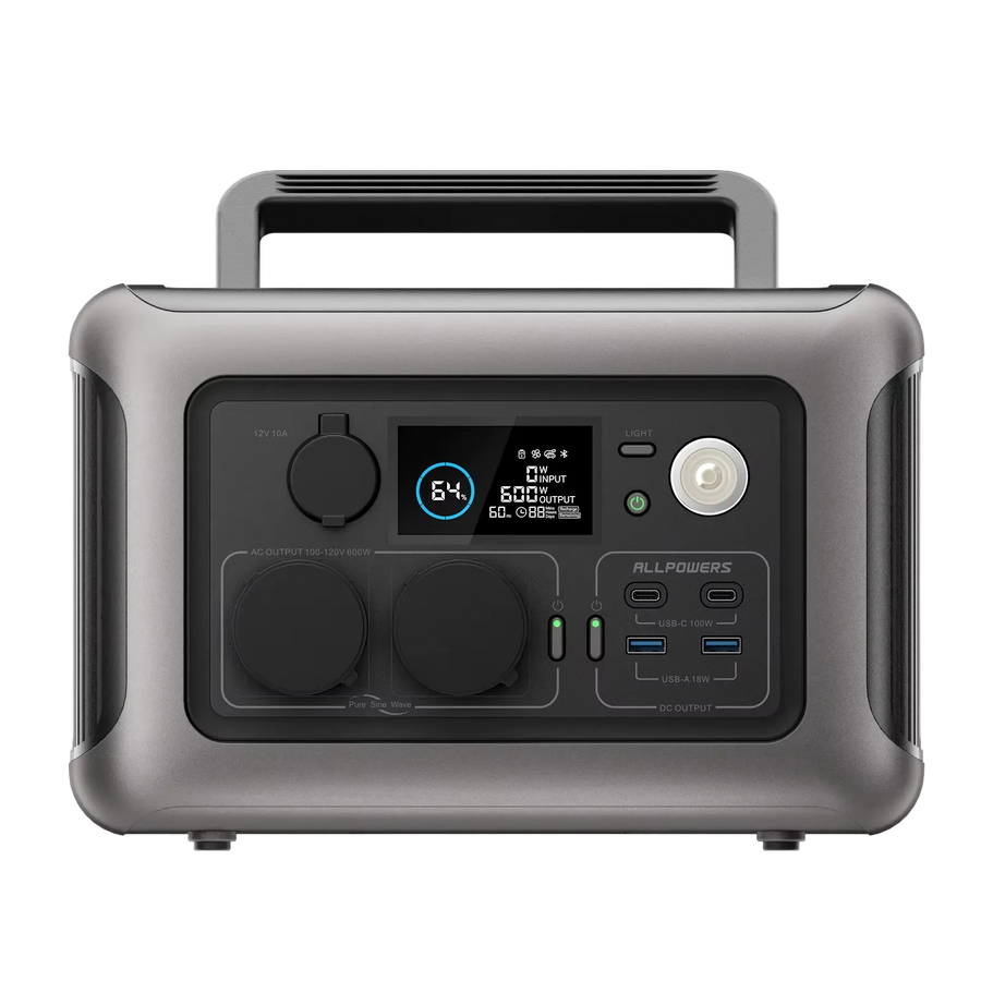 ALLPOWERS R600 Powerstation met Zonnepaneel 200W - 600W 299Wh
