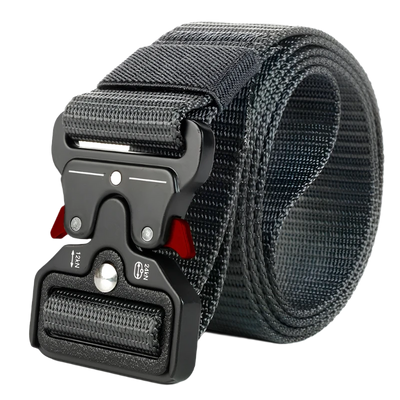 Tactische Riem heren grijs rood 120cm