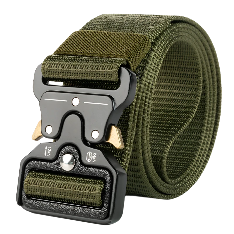 Tactische Riem heren khaki 120cm
