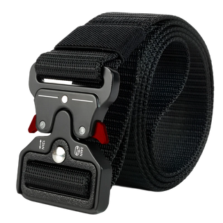 Tactische Riem heren zwart rood 120cm