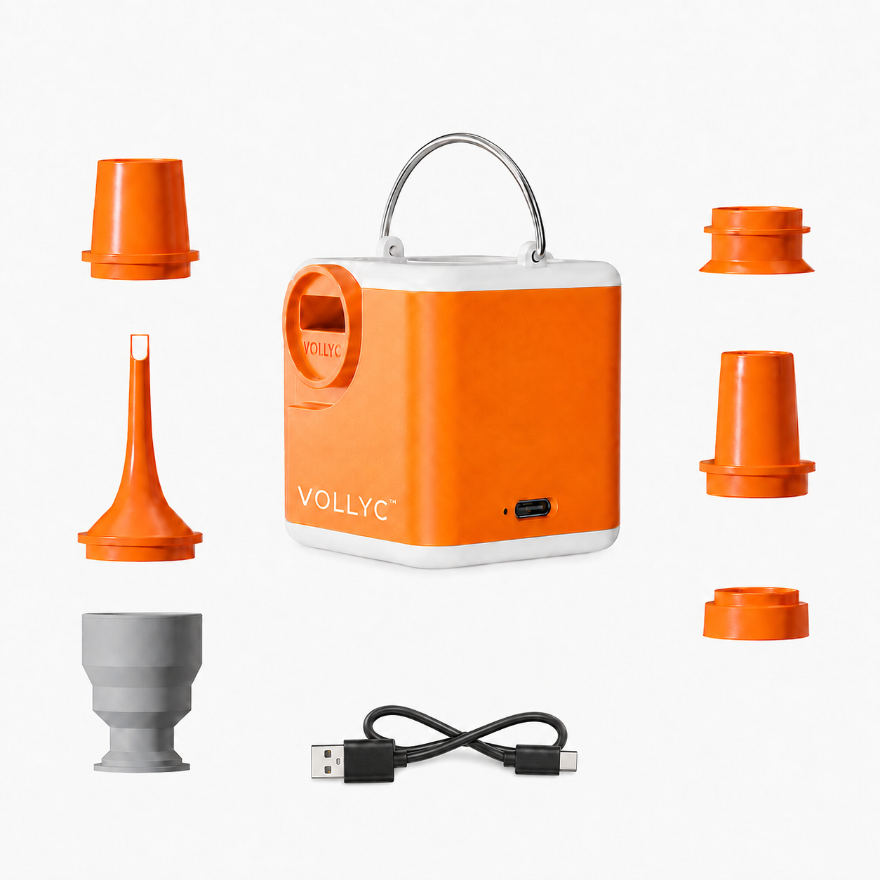 VOLLYC Elektrische vacuümpomp 4,5 kPa – compact & USB-C