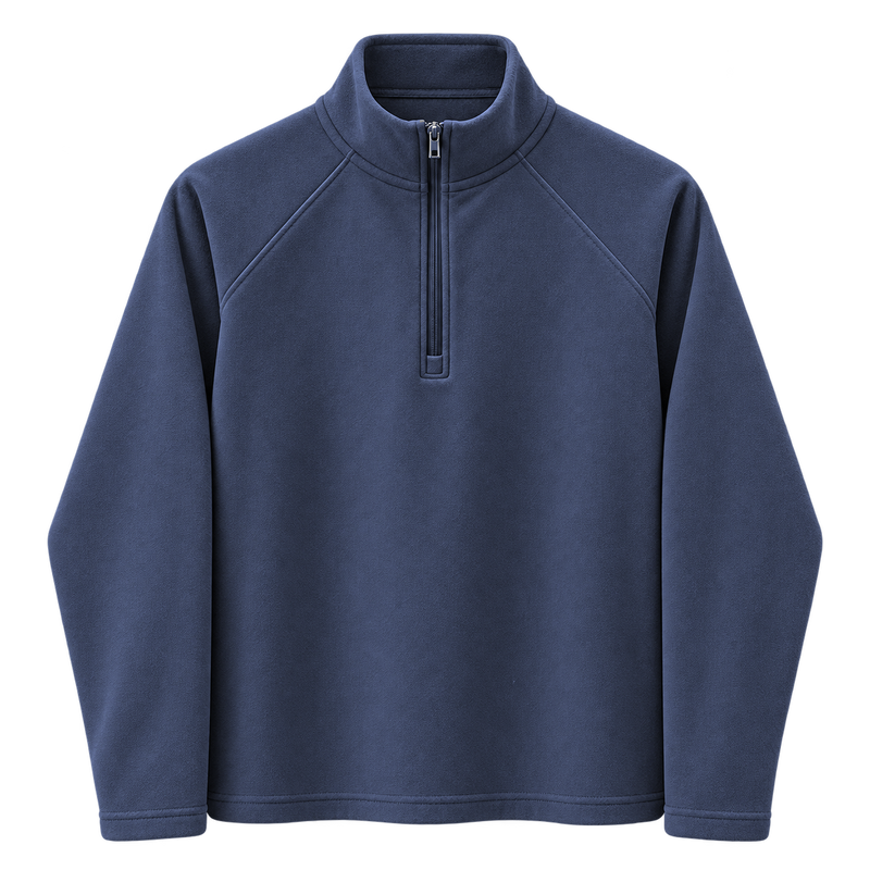 Half Zip Fleece Heren – Sweatshirt met Rits