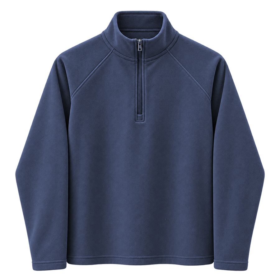 Half Zip Fleece Heren – Sweatshirt met Rits