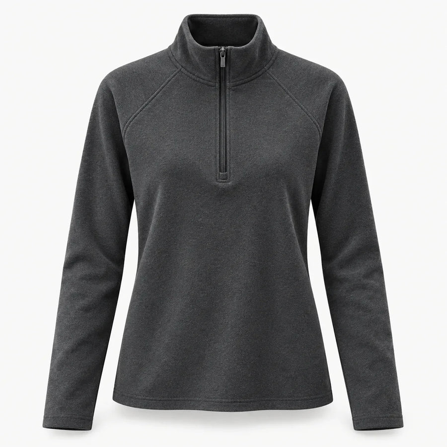 Fleece Half-Zip Dames Winter – Warme Basislaag