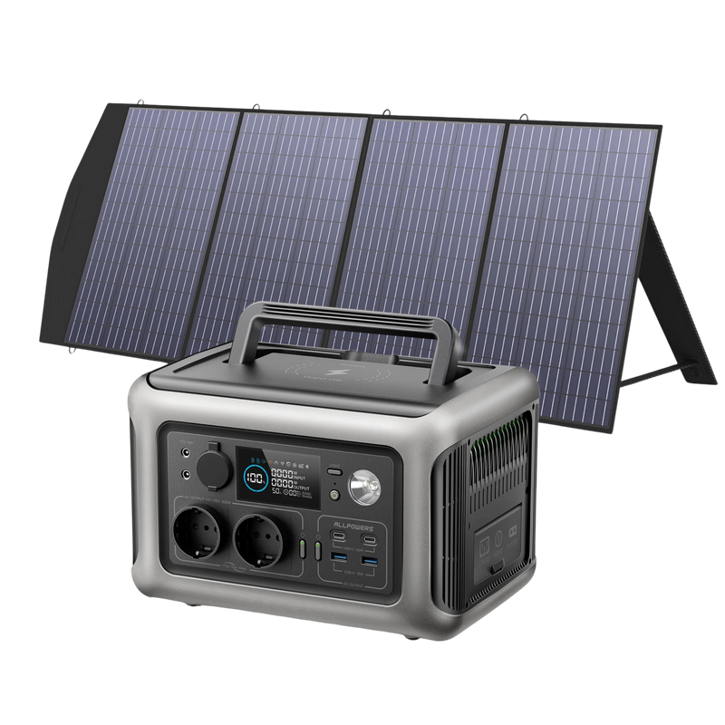 ALLPOWERS R600 600W 299Wh + 200W zonnepaneel