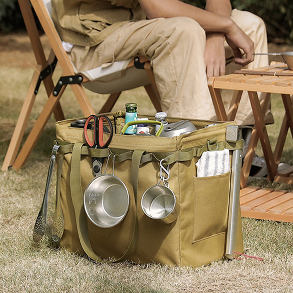 Opvouwbare Opbergbox voor Kamperen – 600D Oxford, 37 × 33 cm