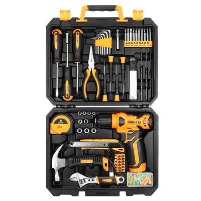 deko combiset gereedschap met boormachine