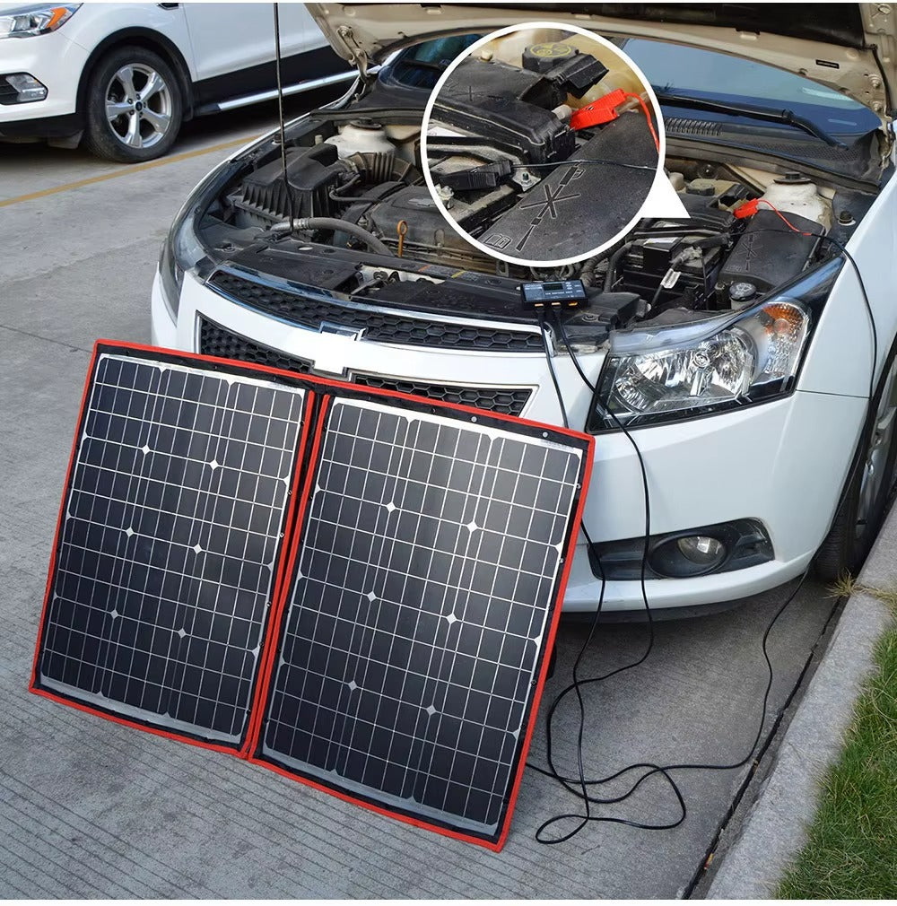 Dokio Draagbare Zonnepaneel 100W | Opvouwbaar zonnepaneel