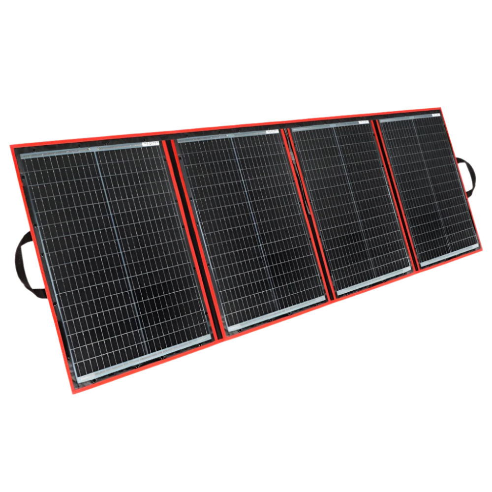 dokio opvouwbaar zonnepaneel 200w voor offgrid leven en kamperen 