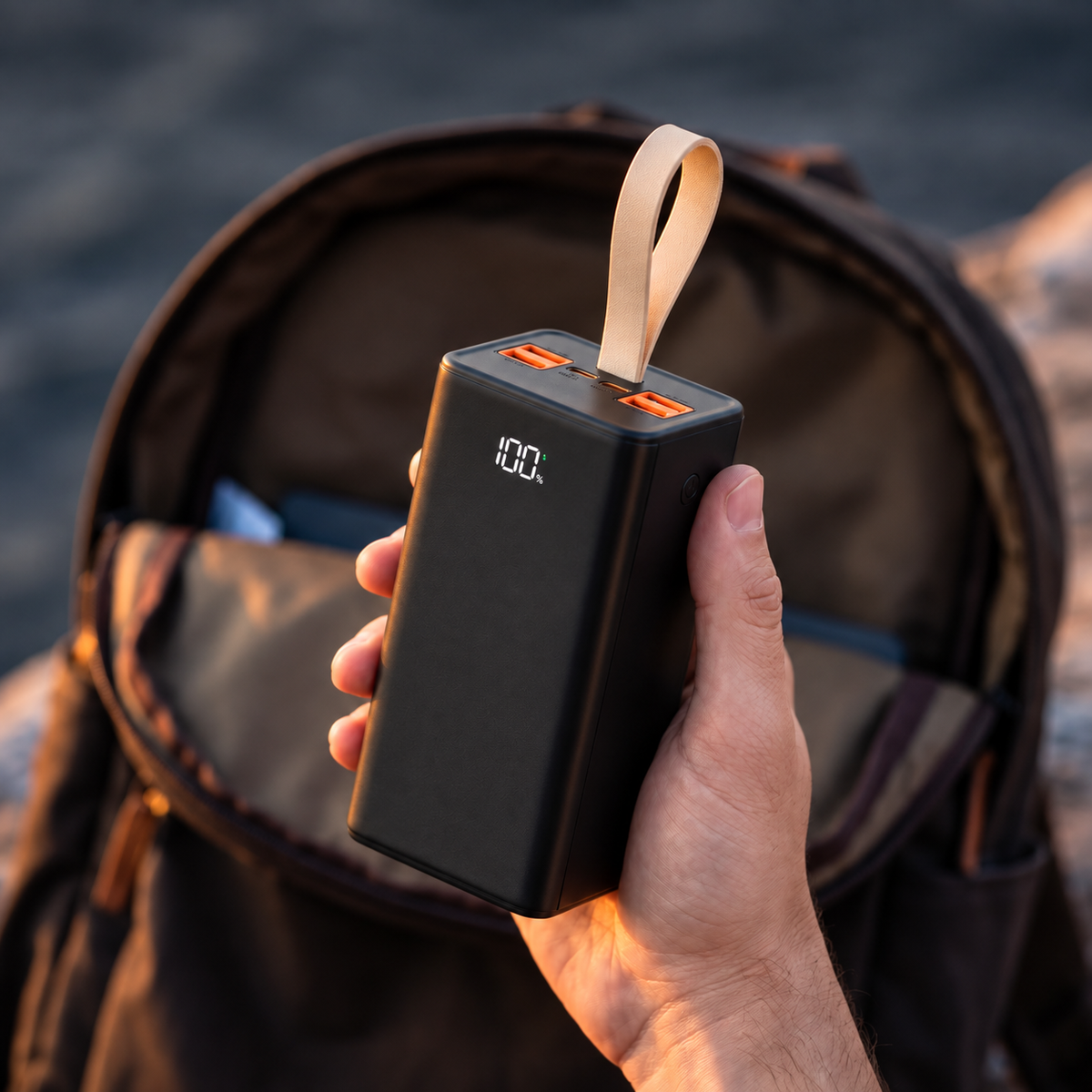 draagbare powerbank 100000mah voor kamperen