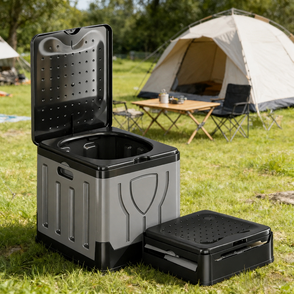 Portable Folding Toilet – Camping, Car and Emergencies