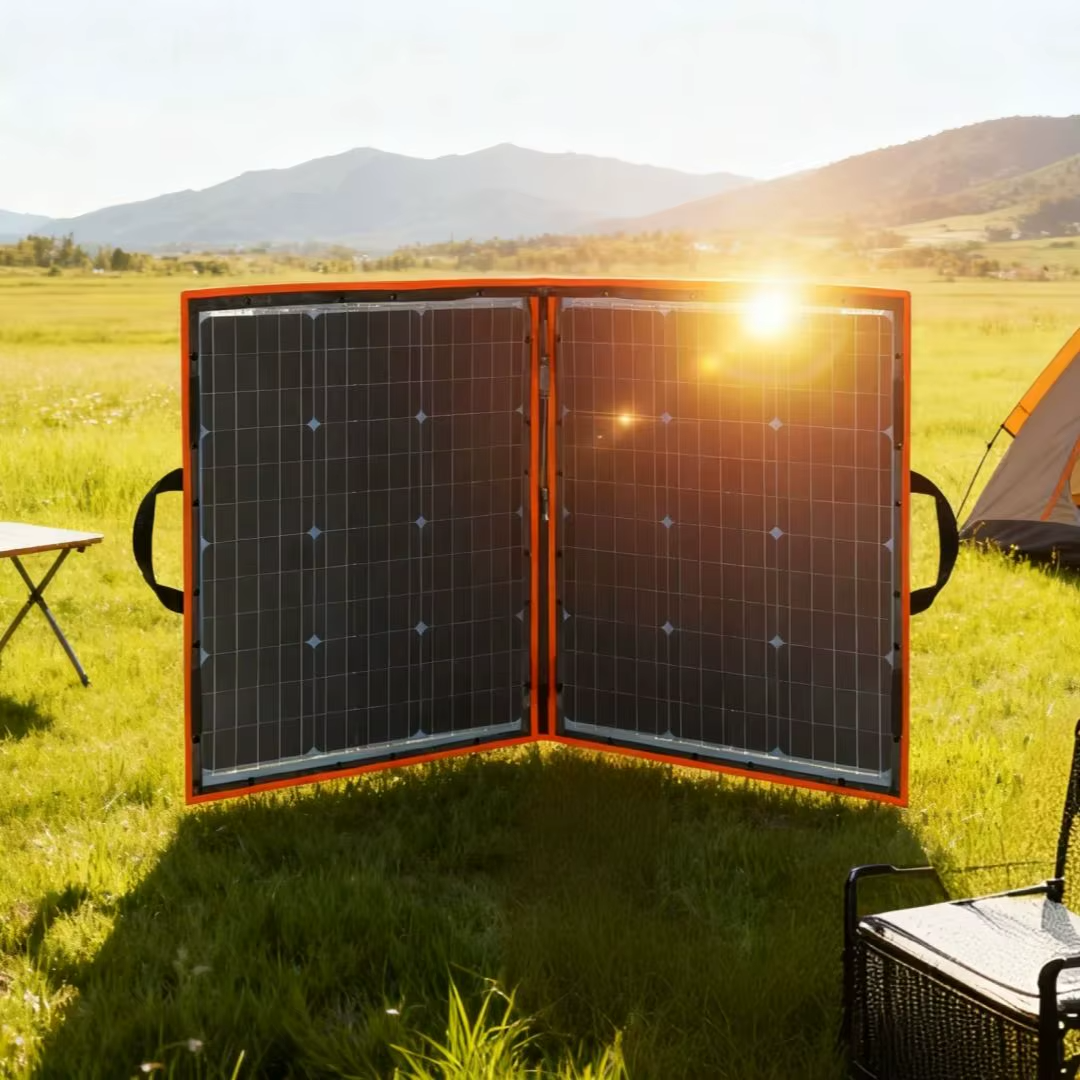 Dokio Draagbare Zonnepaneel 100W | Opvouwbaar zonnepaneel