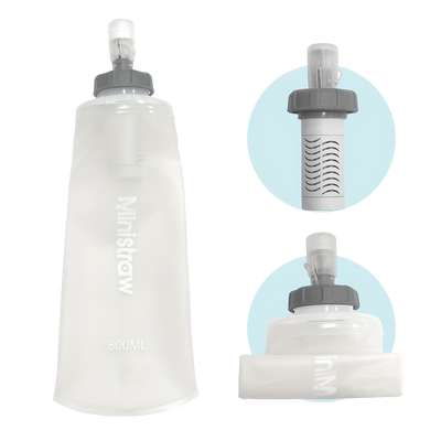 ministraw waterfilter bpa vrij voor outdoor filter wit