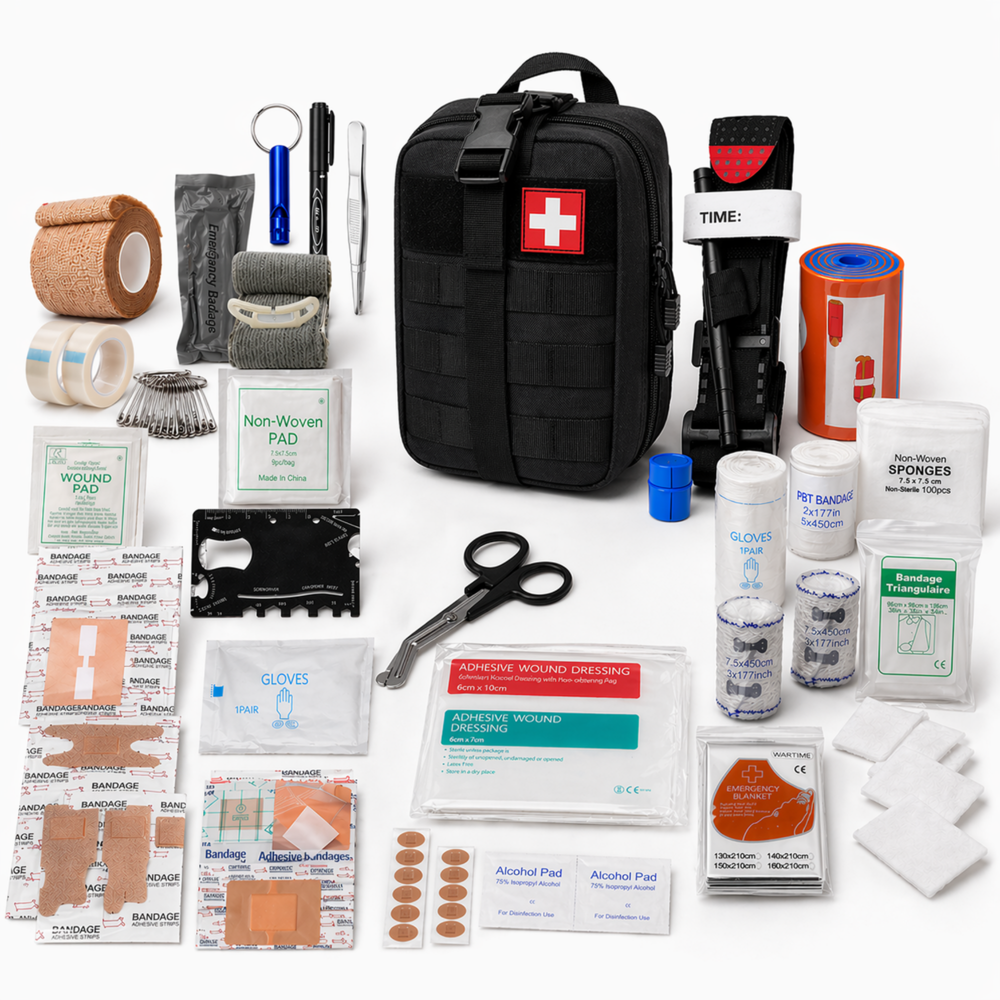 First Aid Emergency Kit Large (380-piece) - Complete First Aid Kit