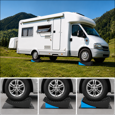 Oprijblokken Camper - Camper Levellers met Antislip Grip